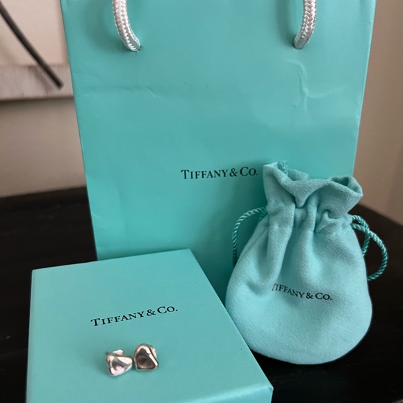 Tiffany & Co. Jewelry - Authentic Tiffany and Co Elsa Peretti Bean Design Earrings silver